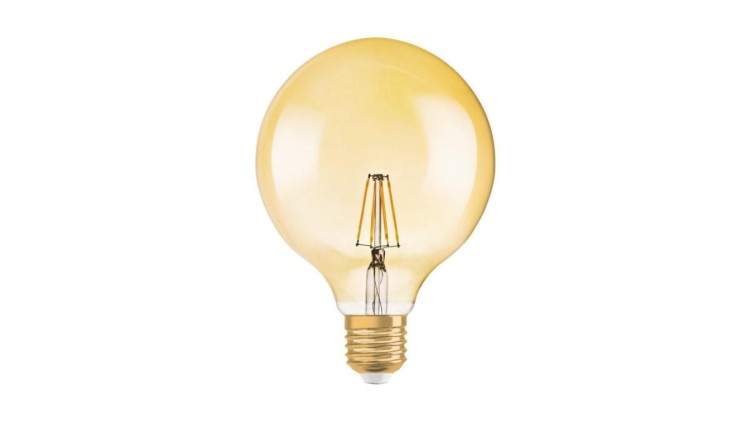 Żarówka Led Osram E27 7W 2400K Glob G125 Gold Filament