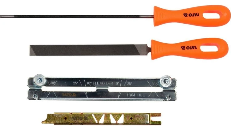ZESTAW DO OSTRZENIA ŁAŃCUCHA 4.5MM 4SZT