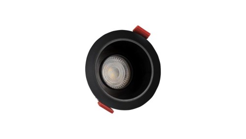 FIALE COMFORT ANTI - GLARE GU10 OCZKO GU10 250V IP20 FI85x50mm CZARNY okrągła środek czarny ruchoma