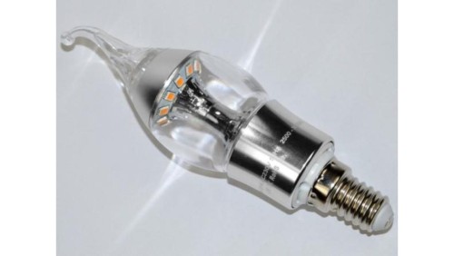 Żarówka LED Iddi S E14 4,6W WW srebrna-