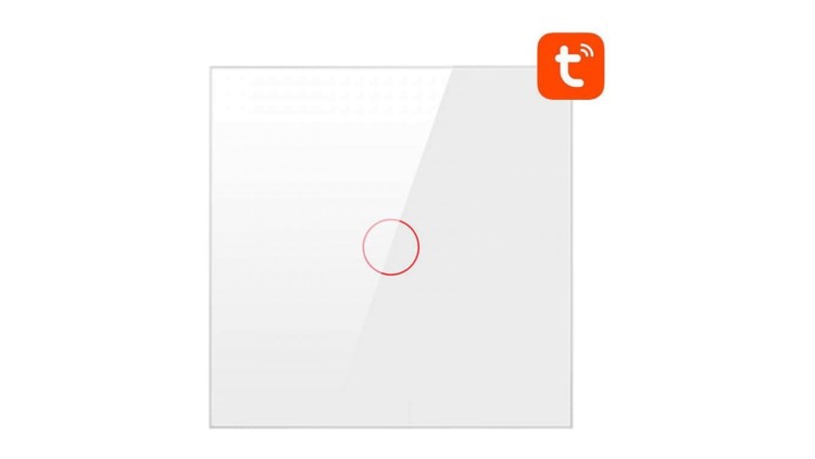 Dotykowy Włącznik Światła WiFi Avatto TS02-EU-W1 Pojedynczy TUYA (biały)