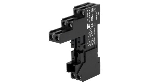 Podstawka PIN: 8 16A 250VAC H: 61mm W: 15,5mm na szynę DIN 6-1415035-1