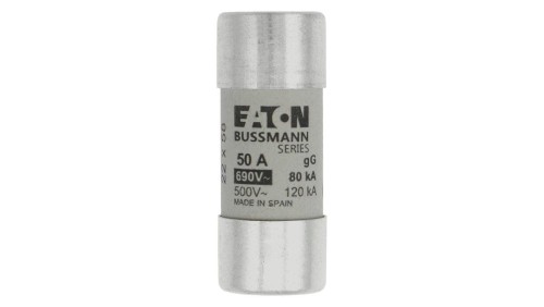 CYLINDRICAL FUSE 22 x 58 50A GG 690V AC