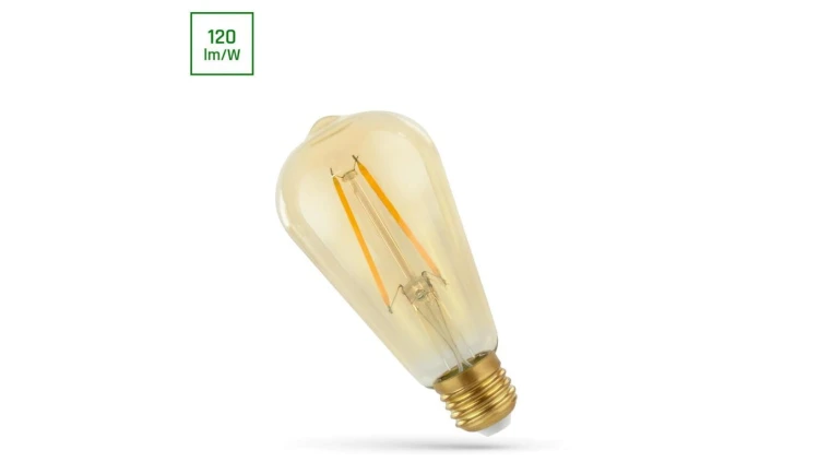 LED ST64 E-27 230V 2W COG WW RETROSHINE SPECTRUM