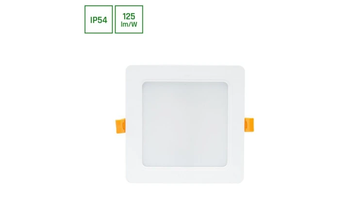 DURE 3 DOWNLIGHT 12W CW 230V 110st IP54 IK06 145x145x34 BIAŁY kwadratowa zasilacz zintegrowany