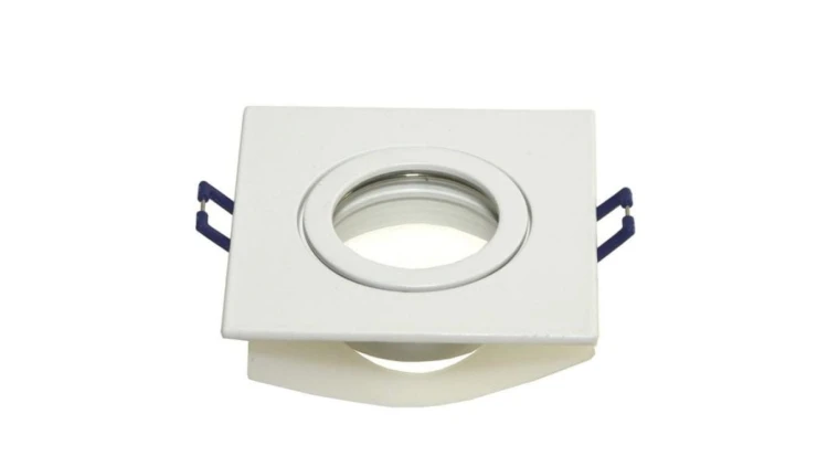 Oprawa sufitowa Quatro IP54 biała kwadrat aluminiu