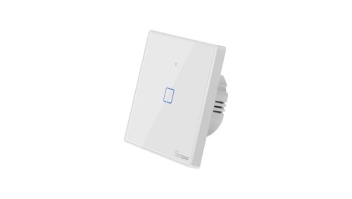 Dotykowy włącznik światła WiFi + RF 433 Sonoff T2 EU TX (1-kanałowy)