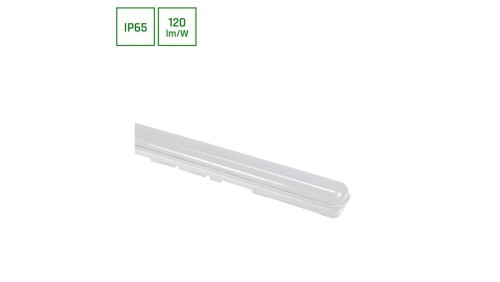 LIMEA GO HERMETYK 600mm 25W CW 230V 120st IP65 IK07 600x60x52mm BIAŁY