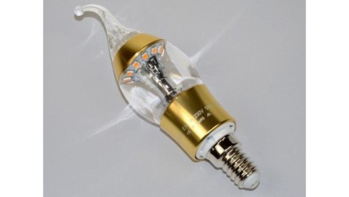 Żarówka LED Iddi S E14 4,6W WW złota-