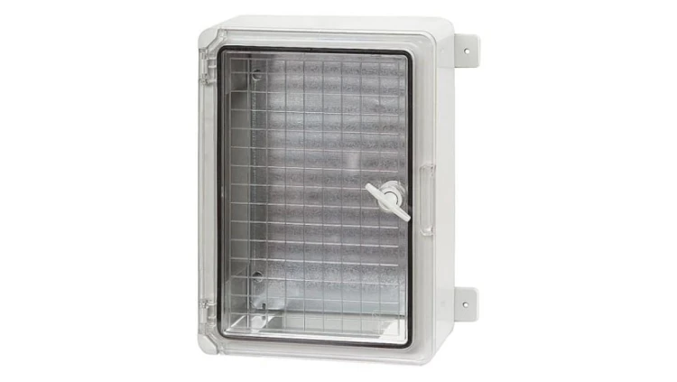 Szafa z tworzywa 500x700x250 mm IP65 drzwi przeźroczyste