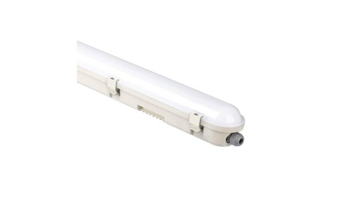 Oprawa liniowa, sufitowa hermetyczna 120cm LED 60W 7200lm 6500K IP65 biała barwa zimna CW IK07 V-TAC SAMSUNG VT-120060