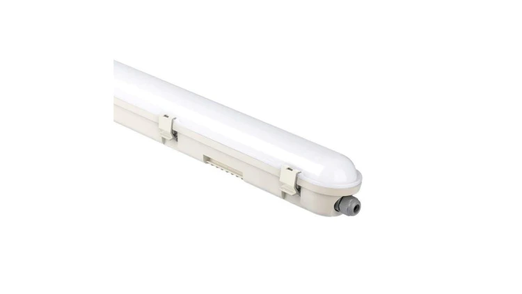 Oprawa liniowa, sufitowa hermetyczna 120cm LED 60W 7200lm 6500K IP65 biała barwa zimna CW IK07 V-TAC SAMSUNG VT-120060