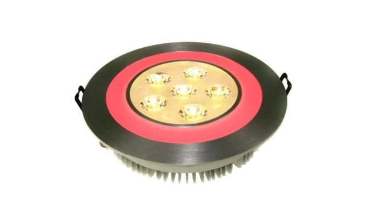 Downlight LED Power FLEA 1W*6+3W biały ciepły+czer
