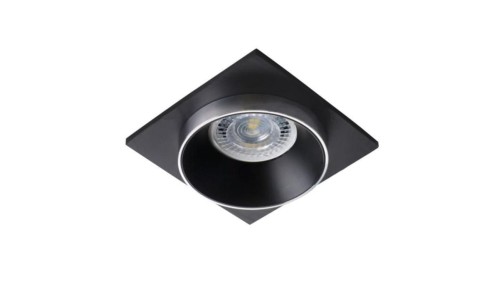 Oprawa sufitowa Coriko czarny kwadrat aluminium