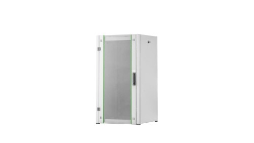 Szafa teleinformatyczna rack 19 cali Hyper Pro 22U 600x600, drzwi szklane, kolor szary Digitus Professional DN-51000