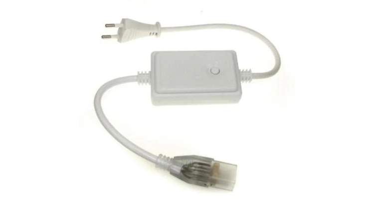 Kabel z wtyczką i kontrolerem do taśm LED RGB 230V