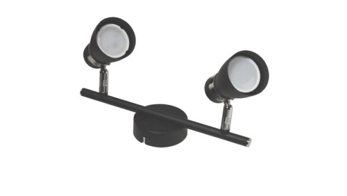 Lampa spotlight Dez 2xGU10 czarna