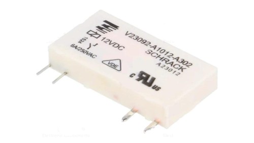 0-1393236-8 Przekaźnik: elektromagnetyczny SPST-NO Ucewki : 12VDC 6A/30VDC