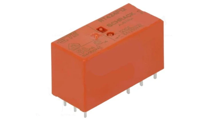 5-1393243-4 Przekaźnik: elektromagnetyczny DPDT Ucewki : 12VDC 8A 8A/30VDC