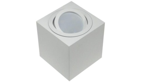 Oprawa sufitowa Febe White ruchoma kwadrat alumini