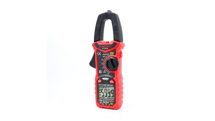 Cyfrowy miernik cęgowy Habotest HT206A