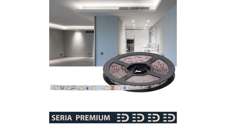 Taśma Premium 12V 60led 6500K SMD2835 Ra90 (5)
