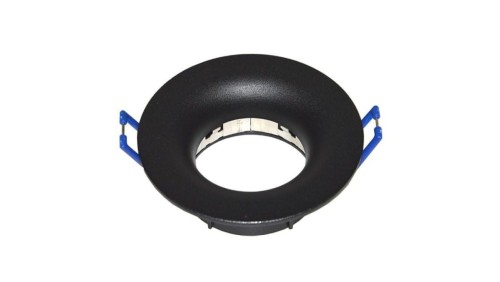 Oprawa sufitowa Carlito Black okrągła aluminium