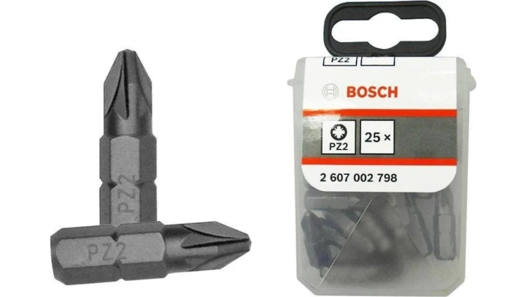 BIT, GROT, KOŃCÓWKA PZ2 25MM EXH 25PCS