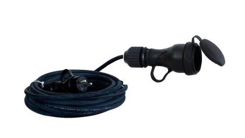 Przedłużacz 1-gniazdowy 3x2,5 OW - 40m z wtyczką i gniazdem