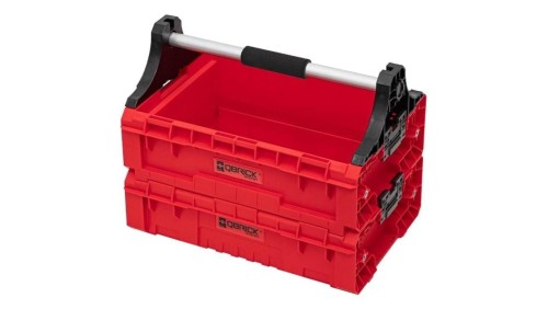 Skrzynka narzędziowa modułowa otwarta podwójna z uchwytem, pojemnośc 18L 465x310x367 QBRICK SYSTEM PRO Modular Tray RED