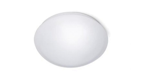 WL-E27S BIAŁY OPRAWA PLAFON 1X E27 230V MAX 25W 230V FI275 IP44 TWORZYWO CZUJNIK RUCHU HF