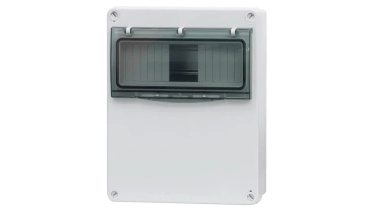 Obudowa R-240 240x190x90mm IP65 okno 8M /8 modułów/ IP 65