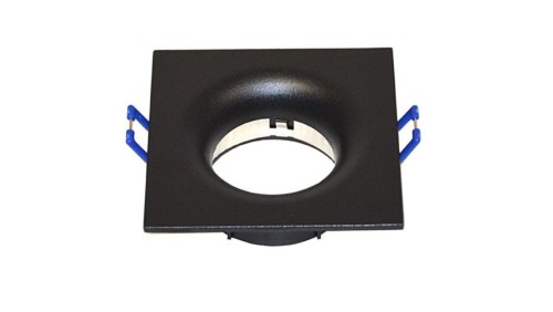 Oprawa sufitowa Carlito Black prostokąt aluminium