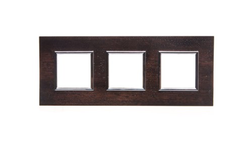 DANTE Ramka potrójna drewno WENGE 4523383