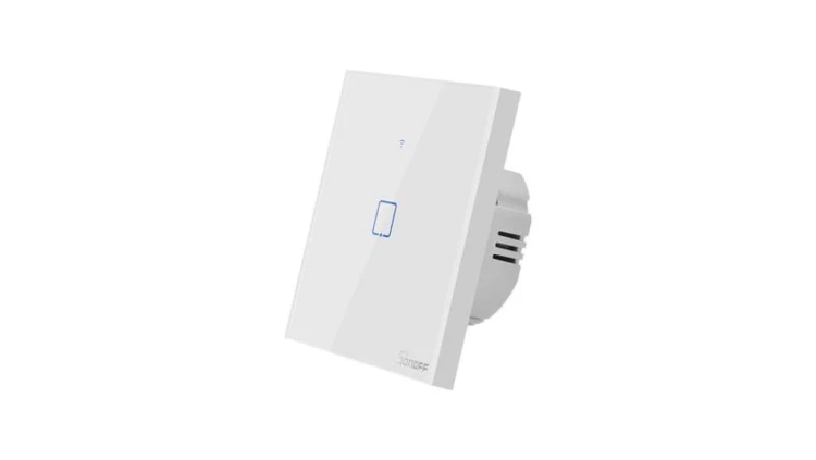 Dotykowy włącznik światła WiFi + RF 433 Sonoff T1 EU TX (1-kanałowy)