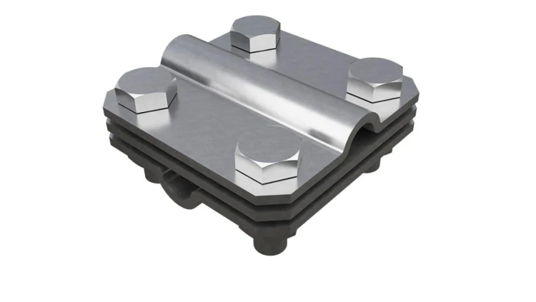 Złącze krzyżowe - 4 śrubowe, 30, 2 płytki OG L20112