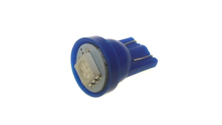 Żarówka T10/W5W 10mm 1*5050 12V niebieska