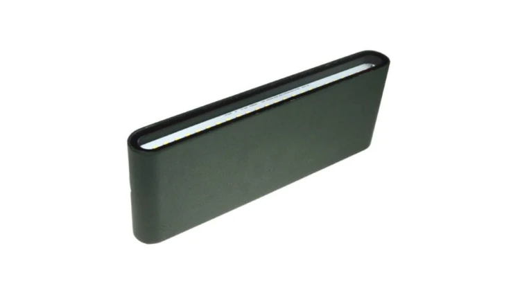 Oprawa elewacyjna LED Flow 2*9w 4000K RAL6005