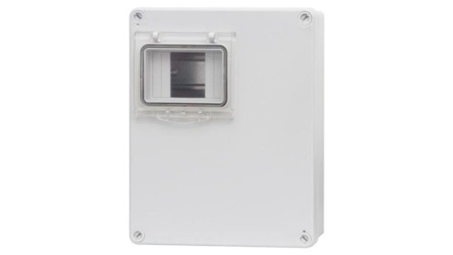 Obudowa R-240 240x190x90mm IP65 okno 4M /4 moduły/ IP 65