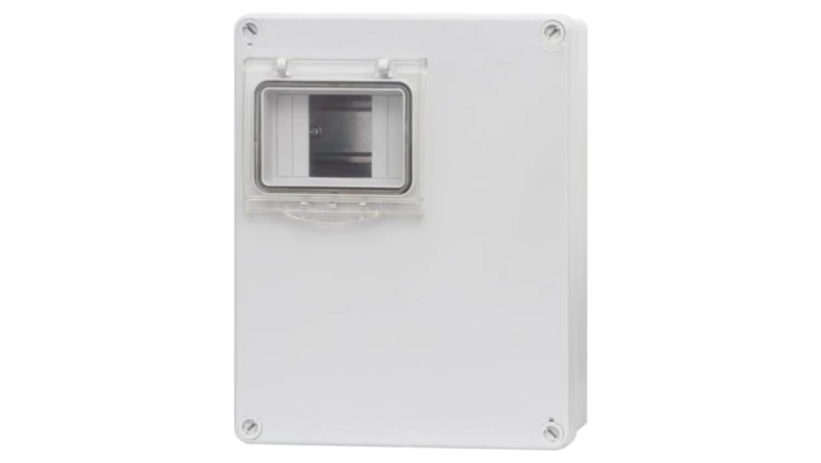 Obudowa R-240 240x190x90mm IP65 okno 4M /4 moduły/ IP 65