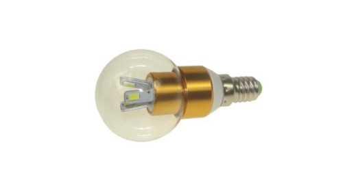 Żarówka LED FABIO E14 6x5630 3W DW złota-