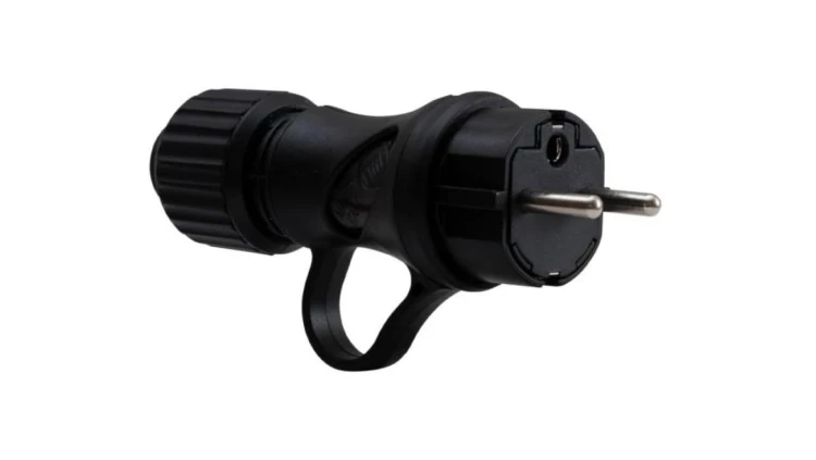 Wtyczka gumowa z uchem 16A 230 IP44