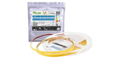 Taśma LED COB Slim 360 chips 12V 6W 116lm/W neutralna 4000K IP20 - ED00031505 /odcinki po 5 m/