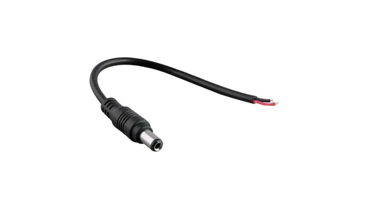 Złącze zasilające DC wtyk 2.1/5.5 z kablem - ED0005566