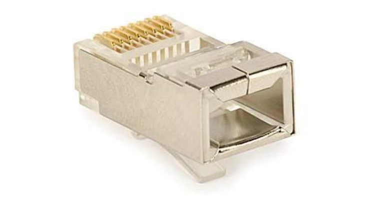 Wtyk modularny RJ-45 8p8c kat.6 ekranowany /opak = 100szt/