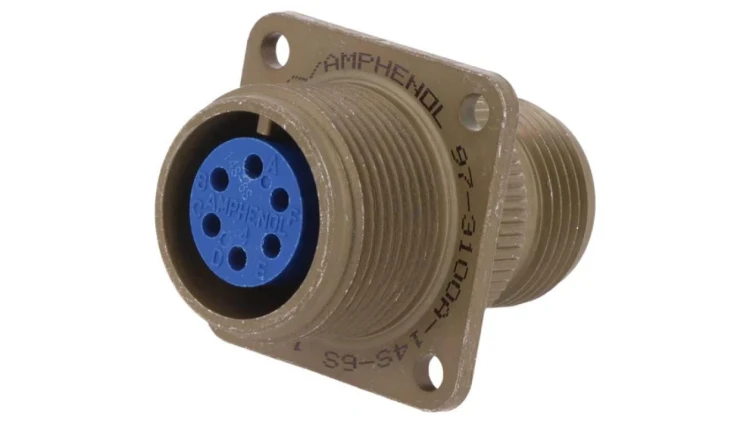 97-3100A-14S-6S Złącze okrągłe PIN 6 rozmiar 14S 97 stop aluminium