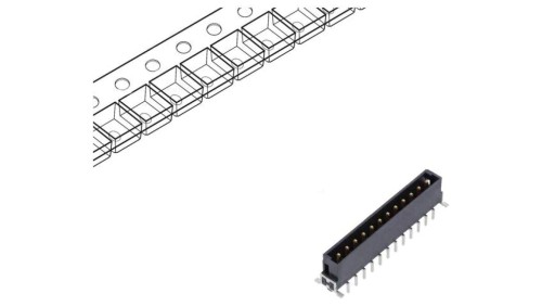 15520122701333 Złącze: płytka-płytka męskie, P12 har-flex Power THT