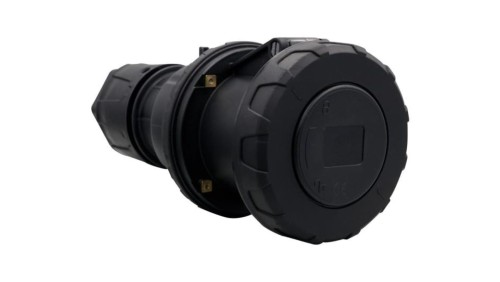 Gniazdo siłowe przenośne 63A 5p 380V-415V /FE/ IP67 czarne