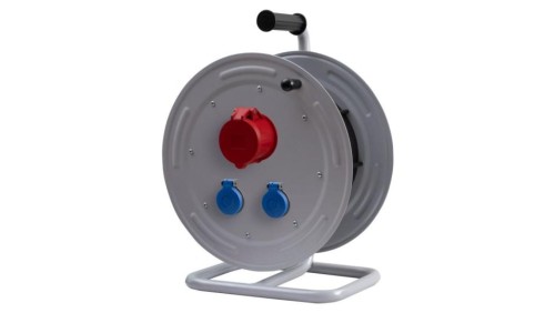 Rozgałęźnik na bębnie metalowym MAKARA-370 16A 5p, 2x230V IP44