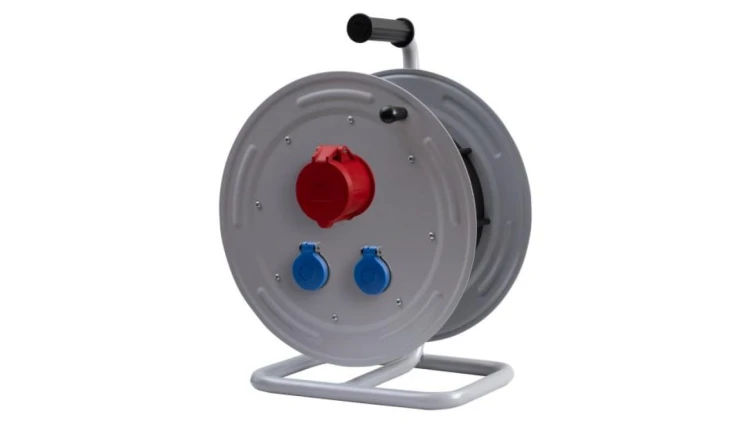 Rozgałęźnik na bębnie metalowym MAKARA-370 16A 5p, 2x230V IP44